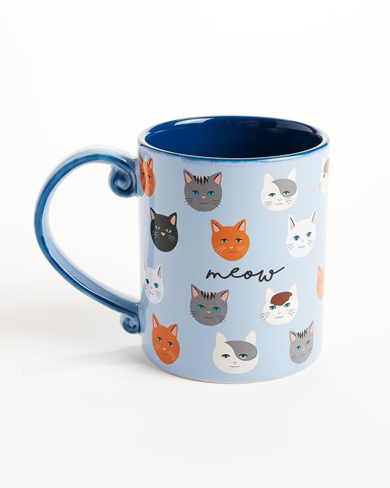 Meow Cats Pattern Mug